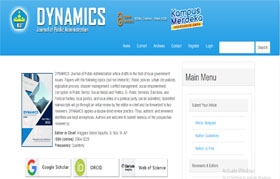 DYNAMICS: Journal of Public Administration 